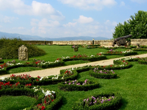 Immagine con aiuole, fiori, verde, cannone, prato, giardino, erba