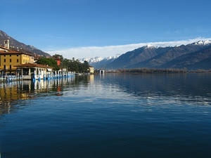 lago, montagne, acqua, panorama, riflesso, pali, paesaggio, azzurro, cielo, neve, riflessi