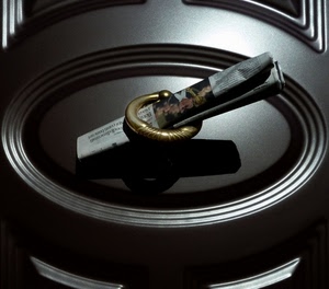 giornale, batacchio, porta, anello, cerchio, ovale, marrone, maniglia, battiporta