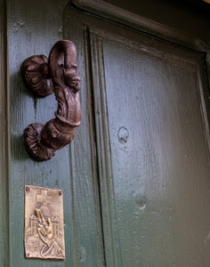 batacchio, porta, legno, croce, mano, portone, ferro, maniglia