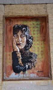donna, murales, capelli, ritratto, dipinto, murale, finestra, disegno, viso, occhi