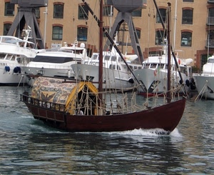 porto, barca, acqua, alberi, barche, legno, finestre, antica, albero, sartie