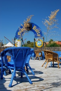 sedie, vimini, azzurro, arco, blu, insegna, ombra, albero, legno, cielo, alberi