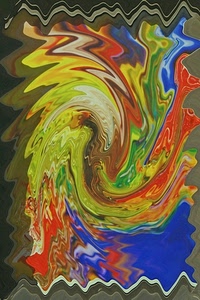 colori, giallo, blu, astratto, multicolore, curve, rosso