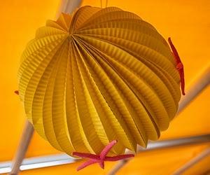 giallo, rosso, stella, sfera, stelle, carta, rosa, pallone, palla, spicchi, marina, arancione