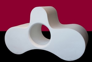 bianco, nero, astratto, rosso, scultura, cerchio, colori, rosa