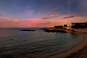 mare, tramonto, spiaggia, nuvole, acqua, scogli, rosso, cielo, alba