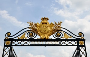 cancello, stemma, cielo, oro, museo, nuvole, corona, ferro, nero, spirali, dorato, foglie, insegna, fiori, ingresso, rami