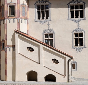 finestre, palazzo, facciata, rettangoli, archi, decorazioni, affreschi, bianco, liberty, quadrati, geometrie, parete