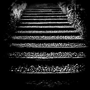 gradini, bianconero, scale, scala, sassi, pietre, scalinata, salita, scalini, prospettiva, bianco