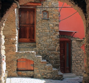 arco, porte, scala, scale, vicolo, porta, pietre, gradini, borgo, sassi, pietra, legno, mattoni