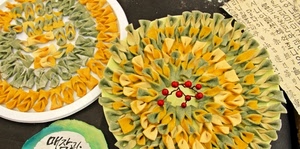 verde, giallo, cibo, pasta, piatti, rosso, piatto, colori